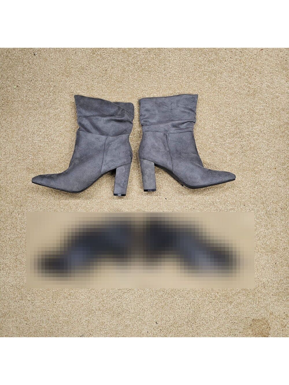 Bebe Savita Vegan Suede Slouch Bootse - Size 9 US
